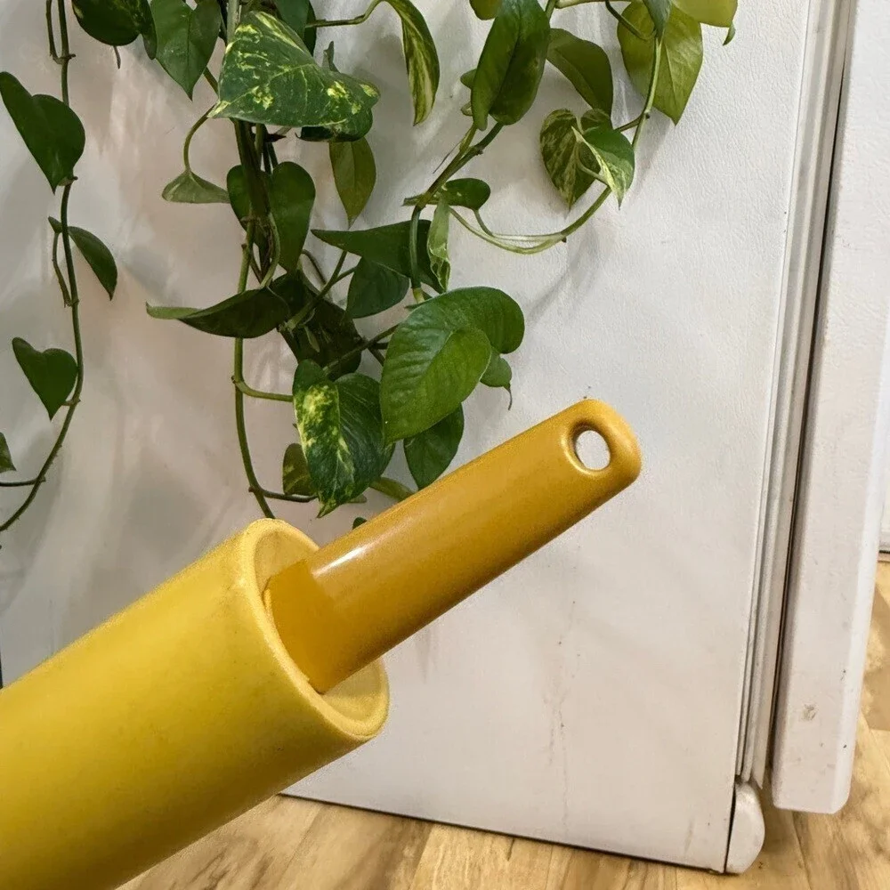 Vibrant Yellow Rolling Pin with Handles